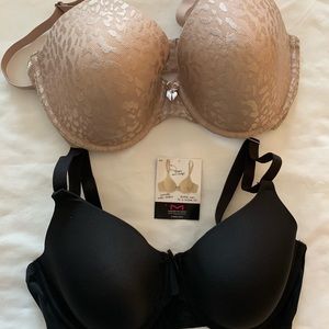 Maidenform women’s T-shirt bras 2 pack 38DD